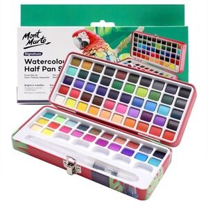 Mont Marte Signature 73-piece watercolor paint set NIB